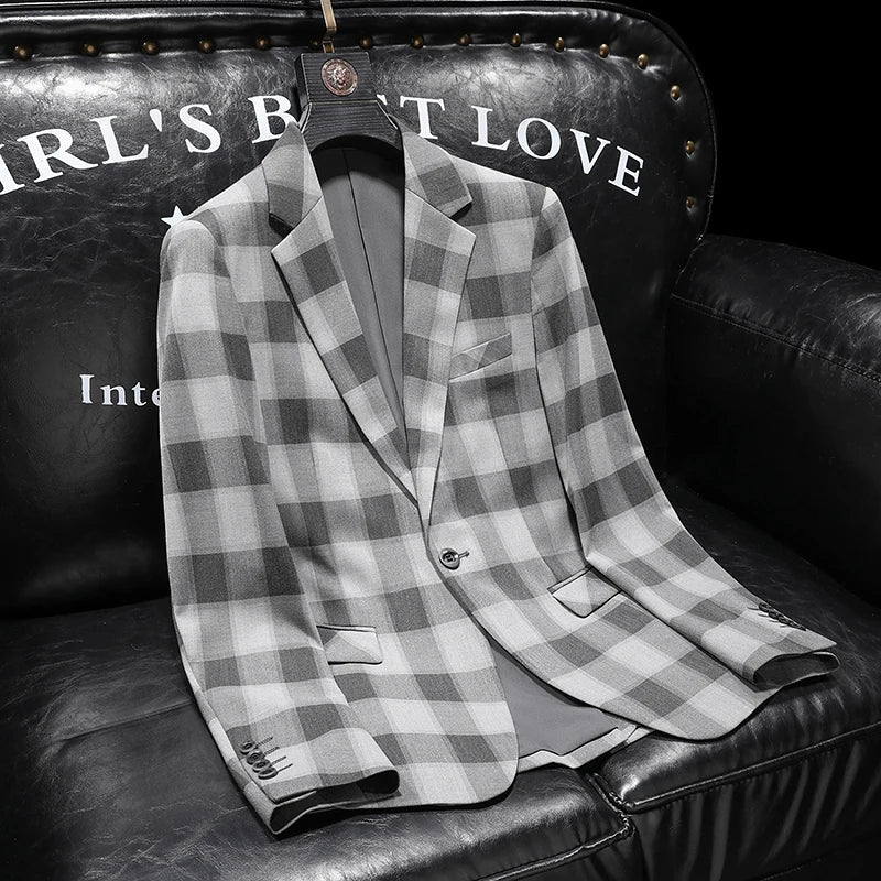 Maxim Royal Plaid Statement Blazer