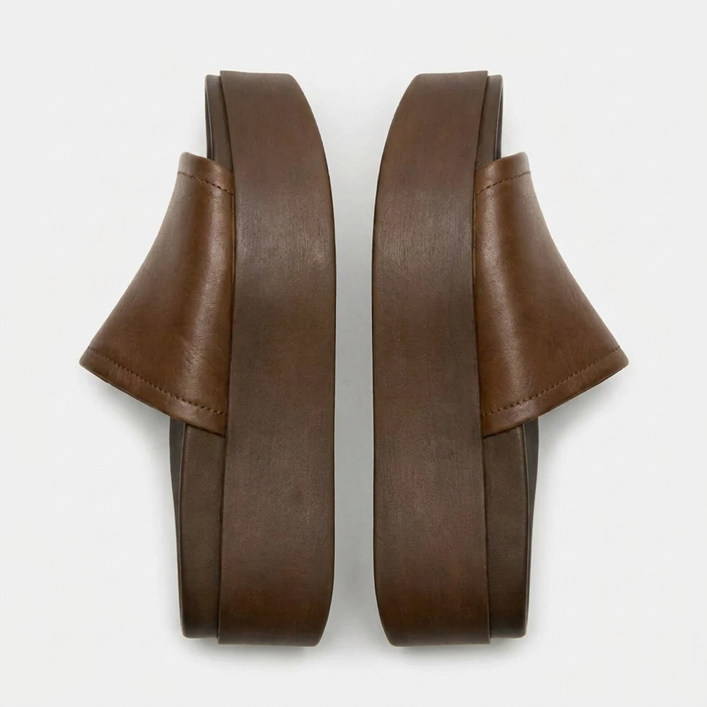 MAYFAIR Arwinn — Women's Leather Platform Slides