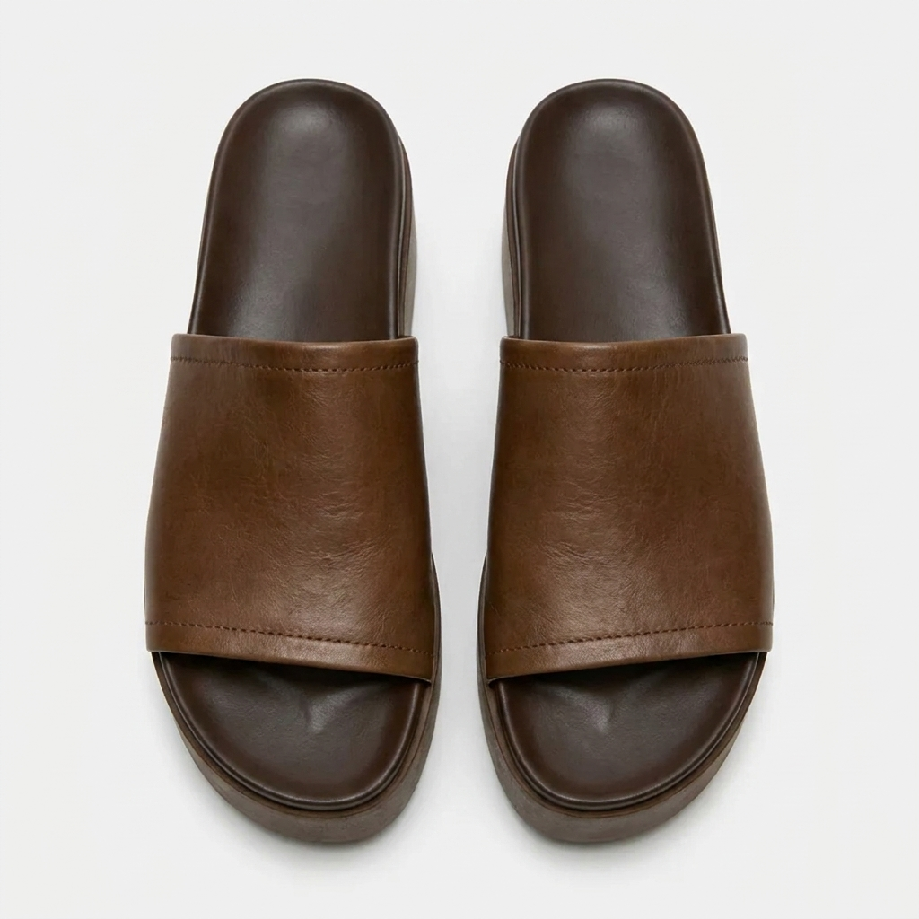 MAYFAIR Arwinn — Women's Leather Platform Slides