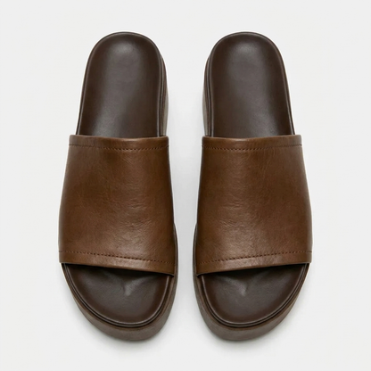 MAYFAIR Arwinn — Women's Leather Platform Slides