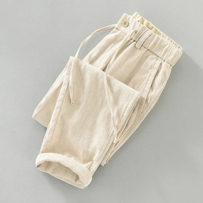 Elliot Cotton-Linen Pants
