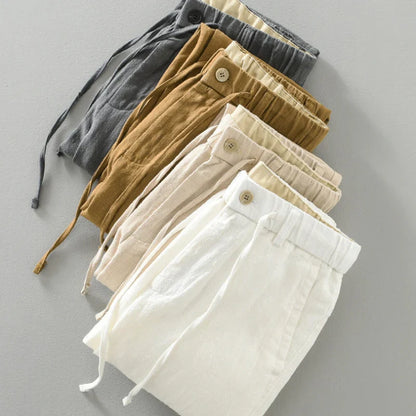 Elliot Cotton-Linen Pants