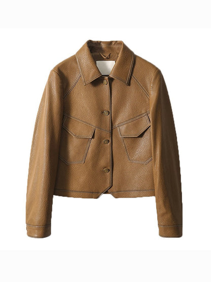 Elan Couture Vintage Leather Jacket