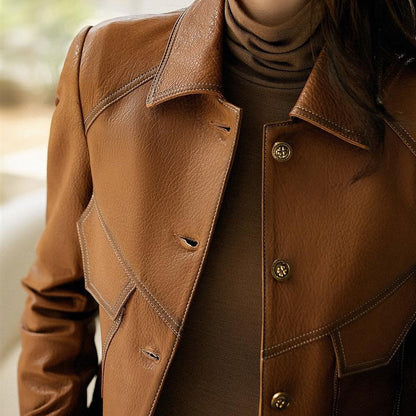 Elan Couture Vintage Leather Jacket