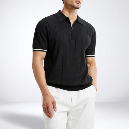 Lozano Lopez Zip Polo