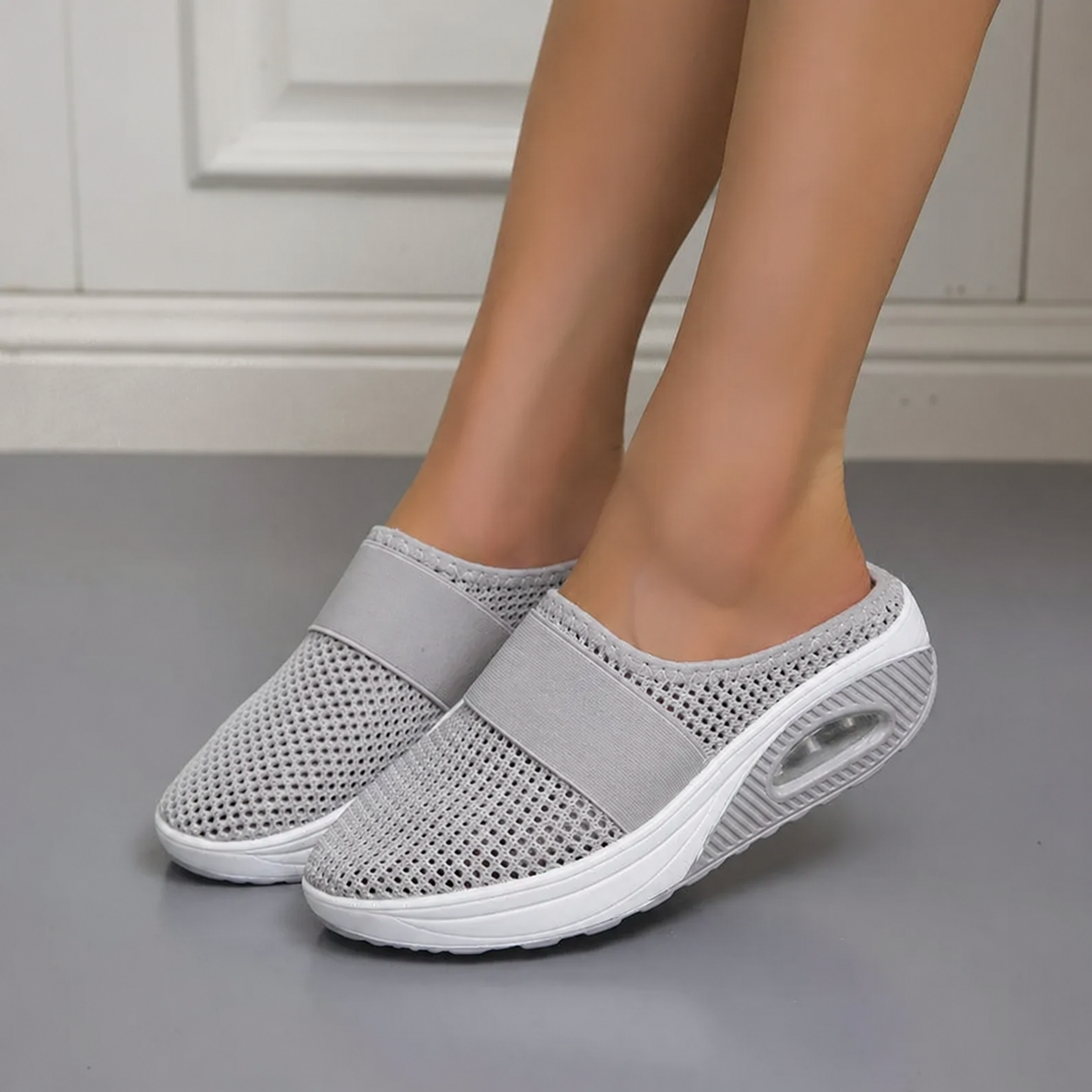 Elaine | Breathable Orthopedic Slip-On Mules