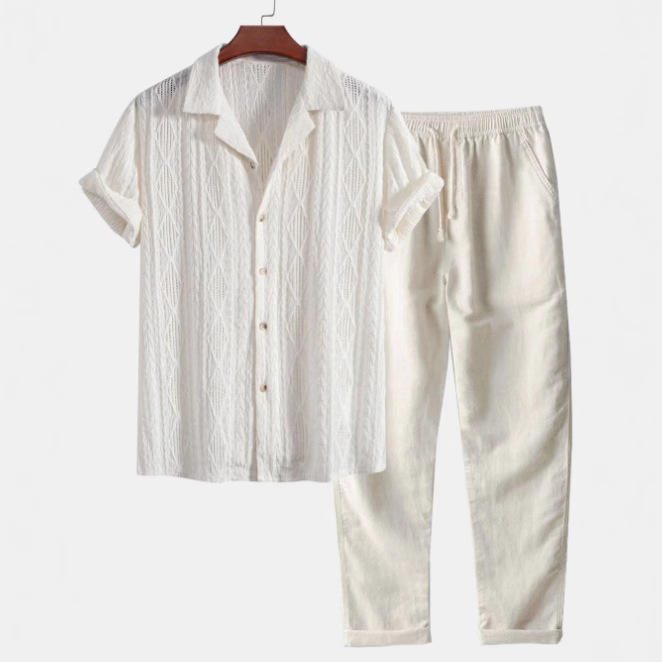 MAYFAIR Summer Casual Shirt - White - 3XL