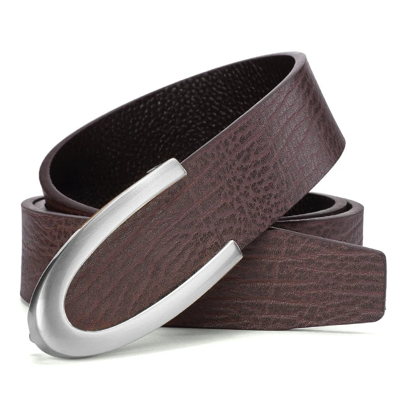 Colton Minimalistic 100% Cowskin Leather Belt