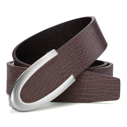Colton Minimalistic 100% Cowskin Leather Belt