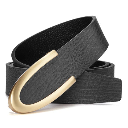 Colton Minimalistic 100% Cowskin Leather Belt