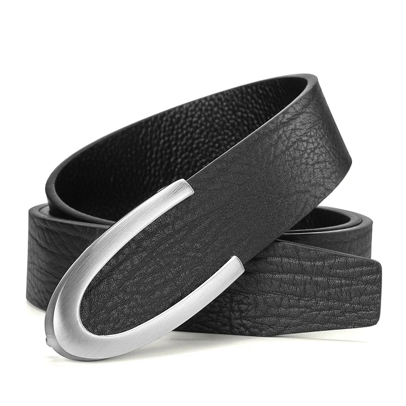Colton Minimalistic 100% Cowskin Leather Belt