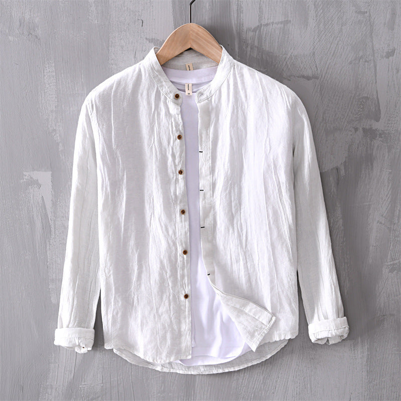 Toshiro 100% Linen Long Sleeve