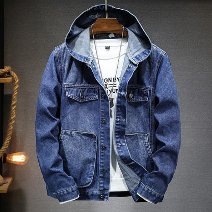Bennett Urban Hooded Denim Jacket