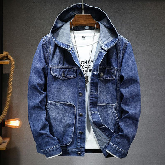 Bennett Urban Hooded Denim Jacket