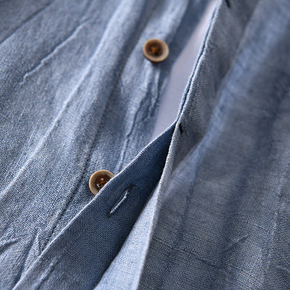 Toshiro 100% Linen Long Sleeve