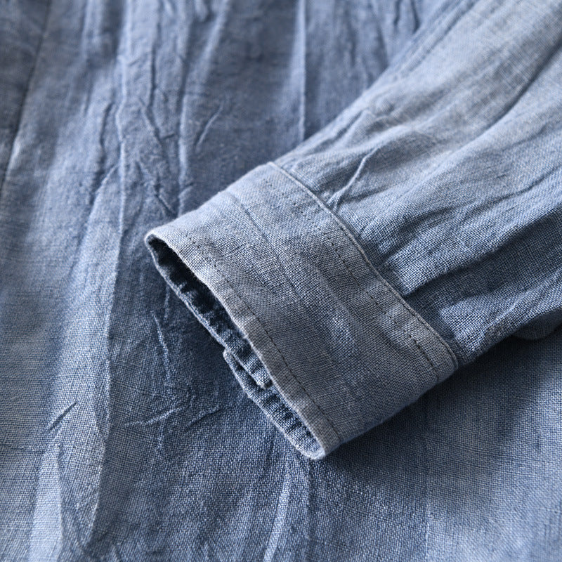 Toshiro 100% Linen Long Sleeve