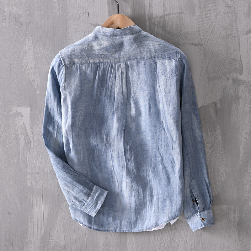 Toshiro 100% Linen Long Sleeve
