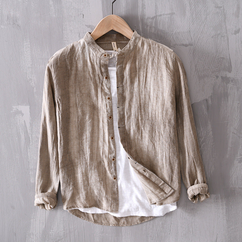 Toshiro 100% Linen Long Sleeve