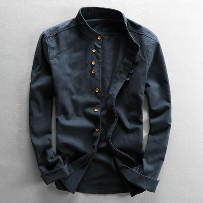 "Haruto" Japan Style Linen Button-Up