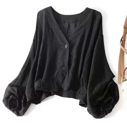 Eliza Cloud Linen Blouse
