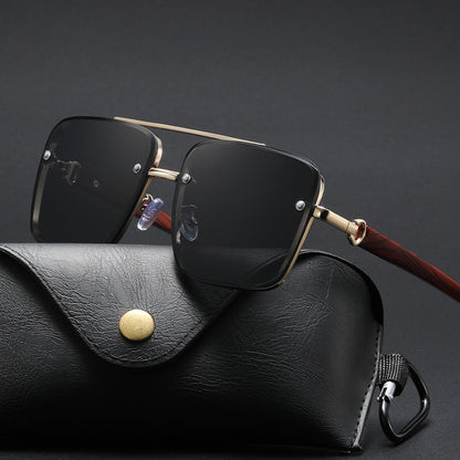 Beckett Square Wood Sunglasses
