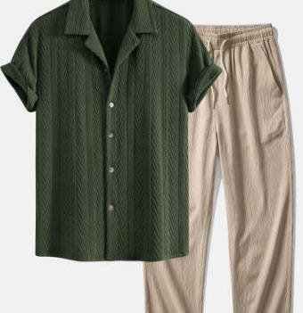 MAYFAIR Summer Casual Shirt - Golden - 3XL