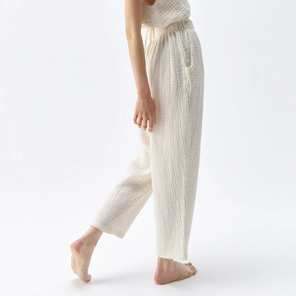 MAYFAIR 2-Piece Cotton Set – V-Neck Shirt & Pants