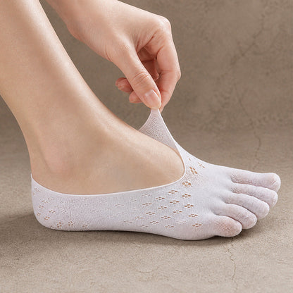 Invisible Breathable No-Slip Toe Socks