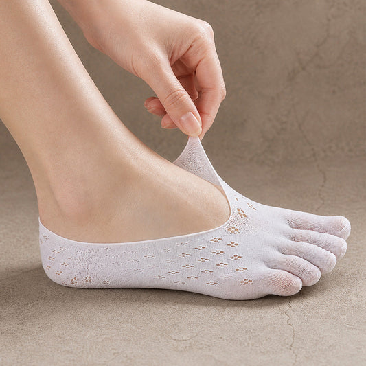 Invisible Breathable No-Slip Toe Socks