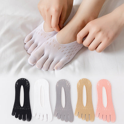 Invisible Breathable No-Slip Toe Socks