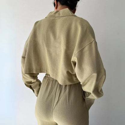 Eva Stein Luxe™ Cropped Sweater Set