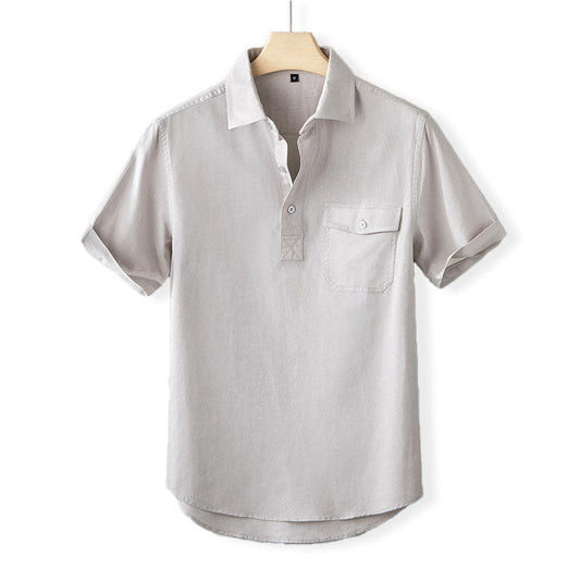 Rafael Sunrise Linen Polo