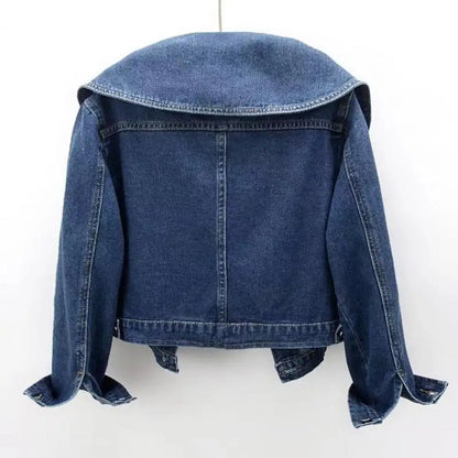 Sofia Denim Crop Coat
