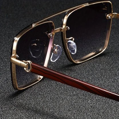 Beckett Square Wood Sunglasses