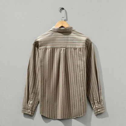 Aldren Striped Organic Cotton Shirt