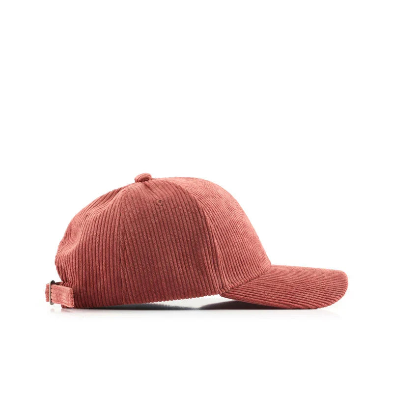 Adjustable Unisex Cotton Corduroy Hat