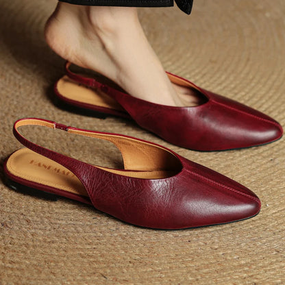 Amelie Genuine Leather Slingback