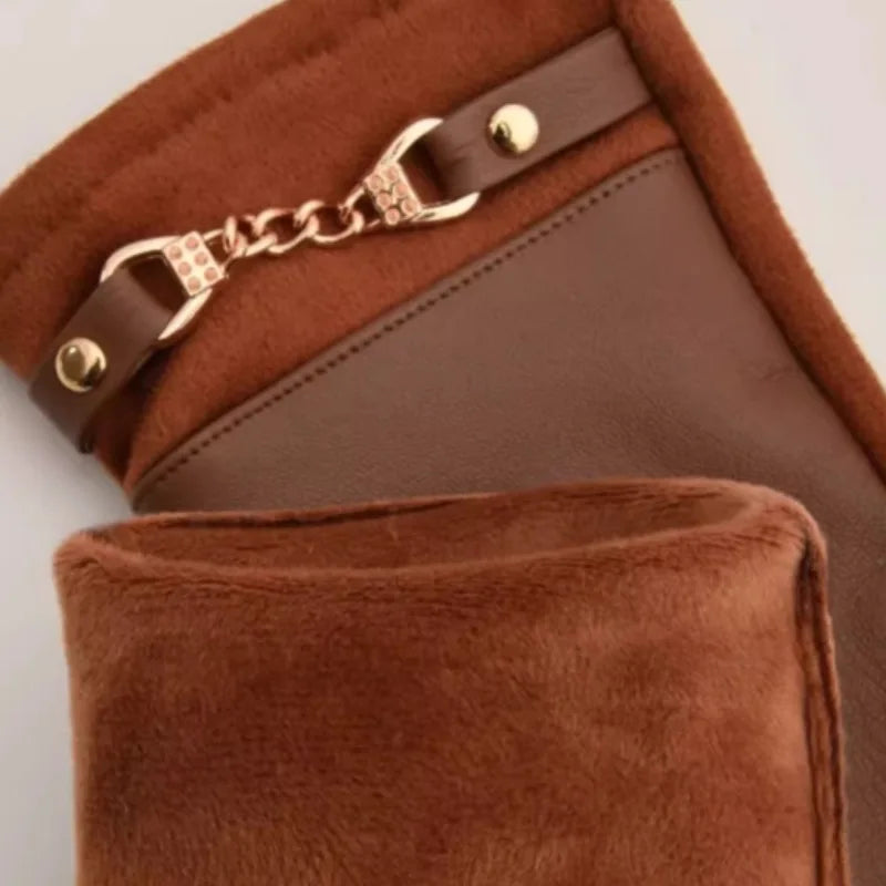 Velvet Suede Touchscreen Gloves