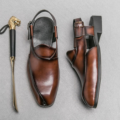 Fairford Leather Cutout Loafers