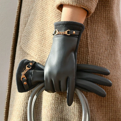 Velvet Suede Touchscreen Gloves