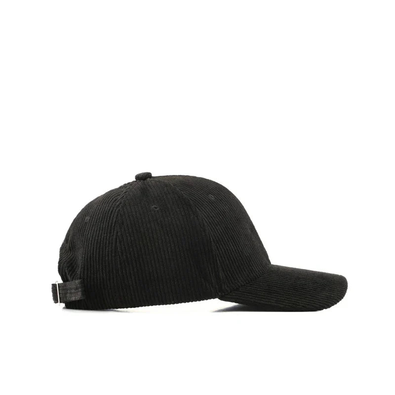 Adjustable Unisex Cotton Corduroy Hat