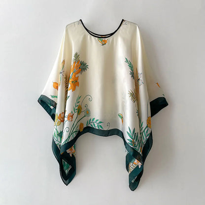 Sunset Breeze Silk Shawl