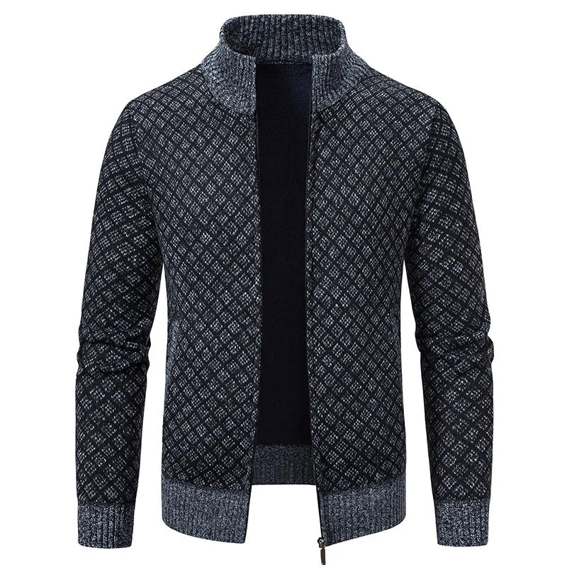 Caden Grid Knit Jacket