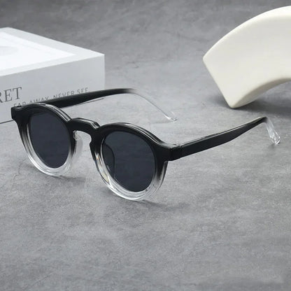 Halo Gradient Round Sunglasses
