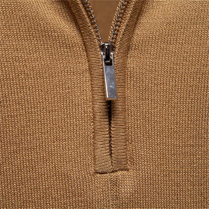 Amalfi Tipped Cuff Zip Polo