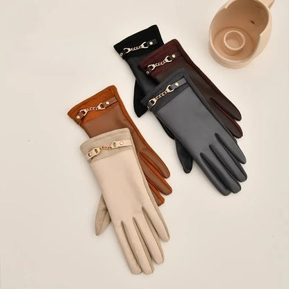 Velvet Suede Touchscreen Gloves