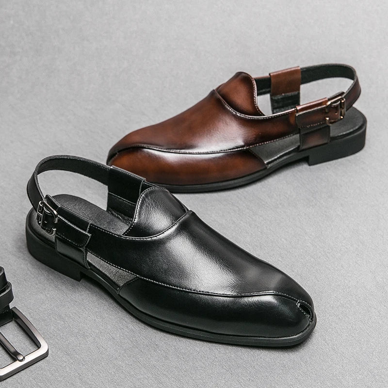 Fairford Leather Cutout Loafers