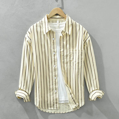 Orion Striped Cotton Long Sleeve