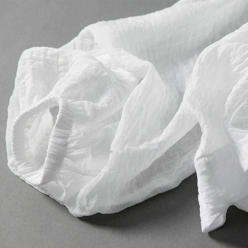 Eliza Cloud Linen Blouse