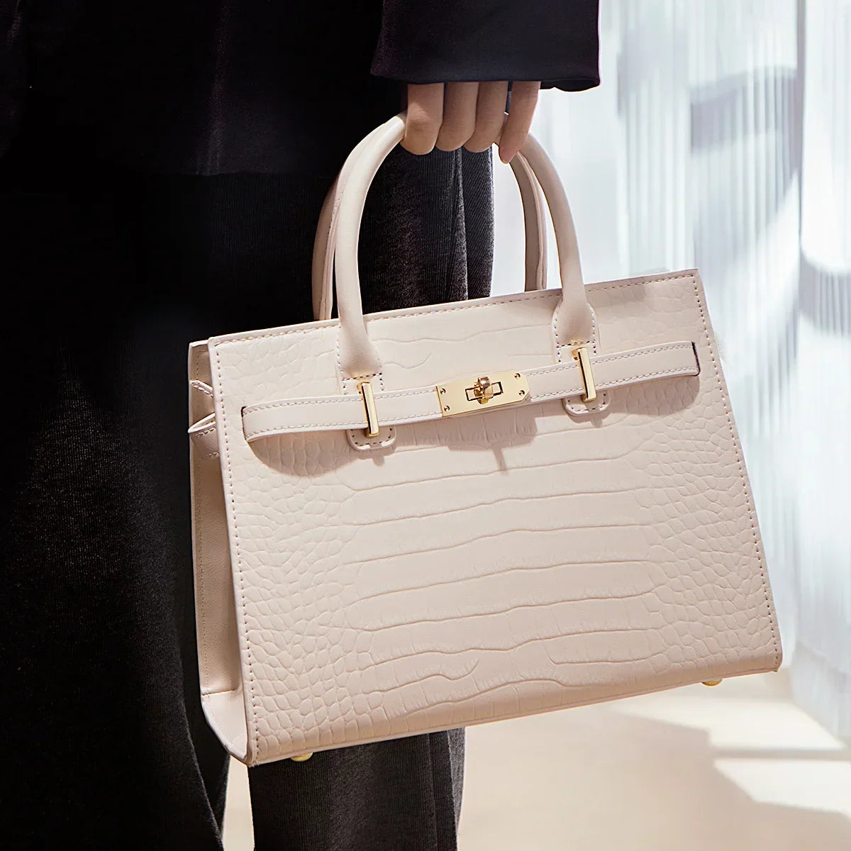 Geneve Leather Handbag